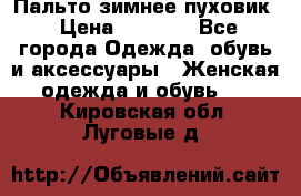 Пальто зимнее пуховик › Цена ­ 2 500 - Все города Одежда, обувь и аксессуары » Женская одежда и обувь   . Кировская обл.,Луговые д.